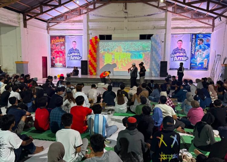 Andhika Mayrizal Amir, Anggota DPD RI, Gelar Semarak Final Piala Dunia 2026 dengan Nobar, Lomba Domino dan PS Box