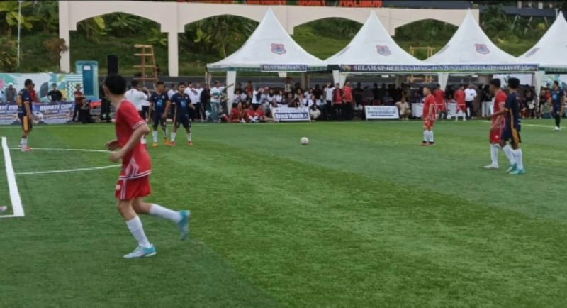 Bupati Amirudin Tampil Gemilang, Bank Sulteng Taklukkan PLN UP3 Luwuk 2-1