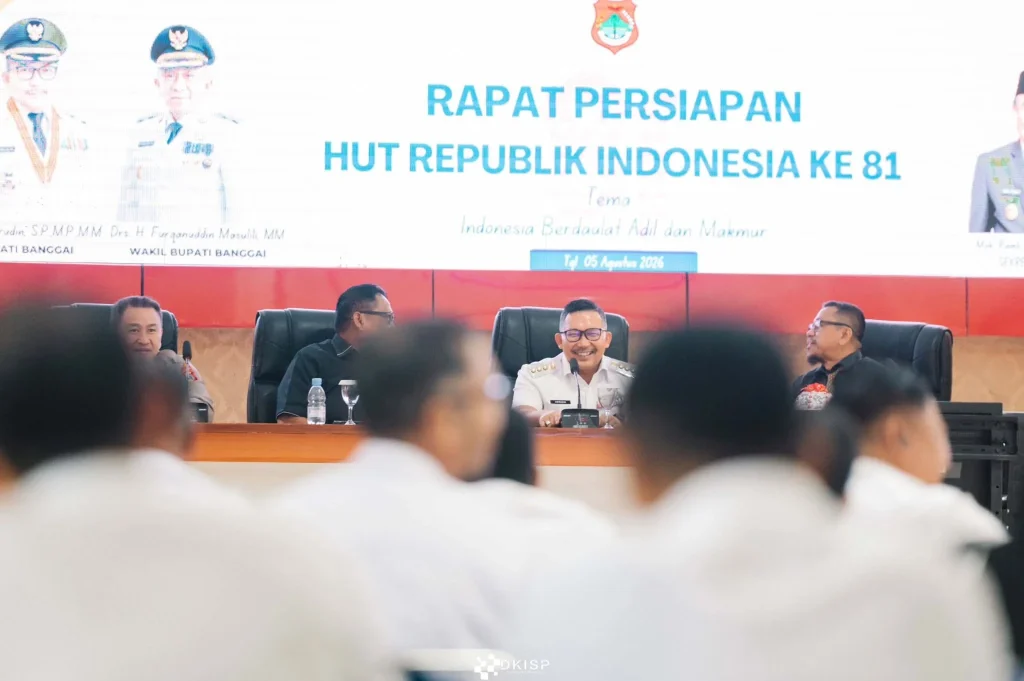 Pemda Banggai Perkuat Koordinasi Sambut HUT ke-81 RI