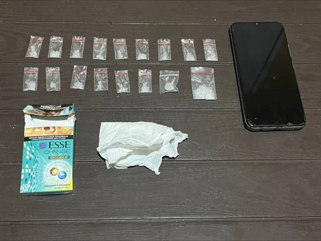 Peredaran 17 Paket Sabu di Nambo Berhasil Digagalkan