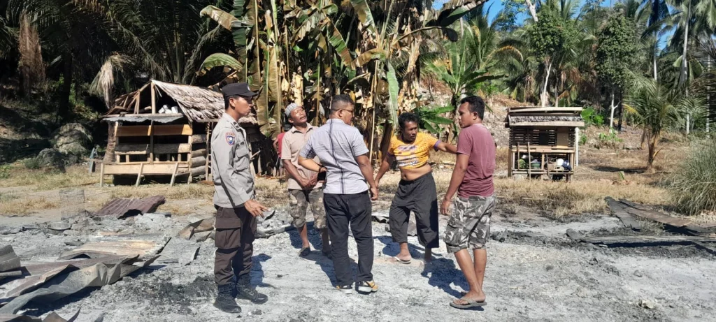 Rumah Kebun Warga Pulodalagan Rata dengan Tanah, Kerugian Capai Rp30 Juta