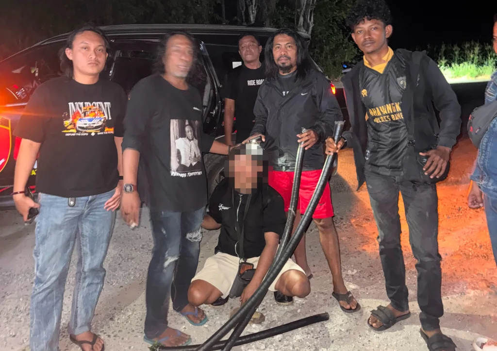 Maling Kabel Berkali-kali, Pelaku Akhirnya Dibawa ke Mapolresta Banggai