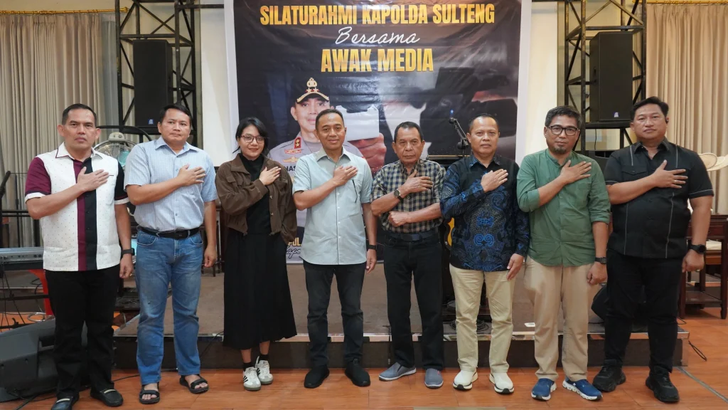 Temui Insan Pers, Kapolda Sulteng Buka Ruang Kritik dari Media untuk Perbaikan Pelayanan Polri