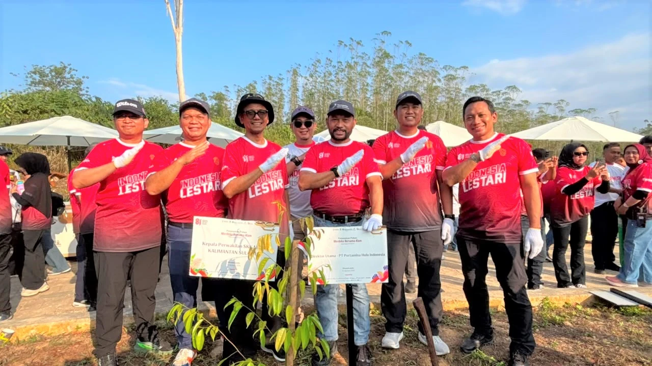 1.708 Pohon Ditanam di IKN, PHI-SKK Migas Dukung Penghijauan Nusantara