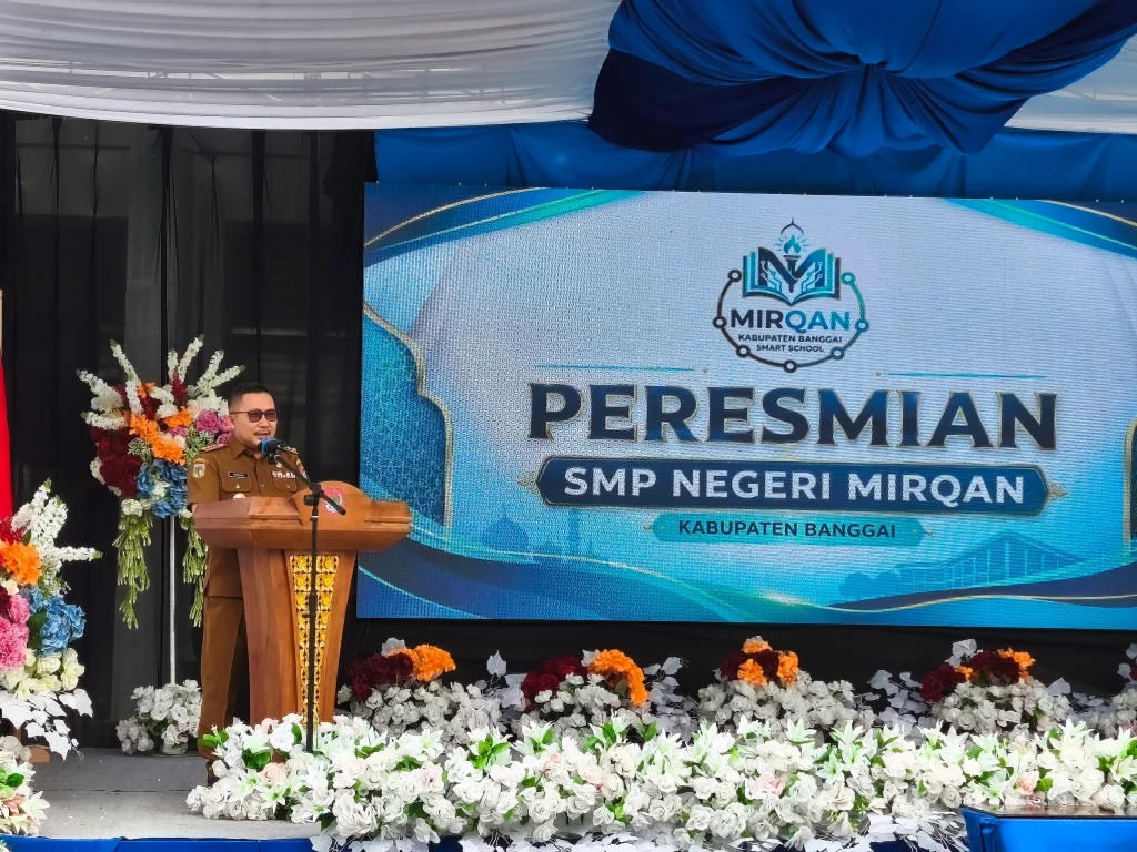 Peresmian SMP Mirqan, Bupati Dorong Penguatan SDM Banggai
