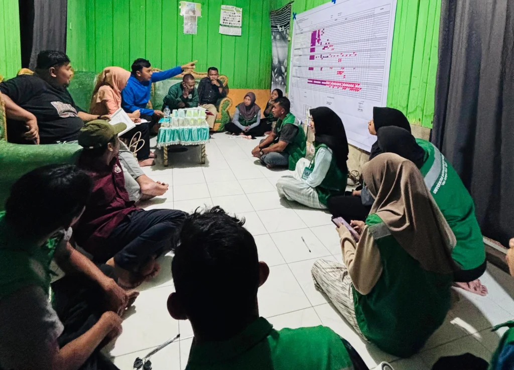 Unismuh Menyapa, Panitia KKN-MB Evaluasi 33 Posko Mahasiswa di Banggai Kepulauan
