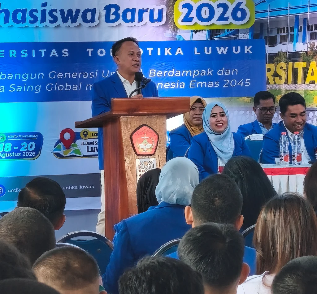 Buka PKKMB 2026 : Rektor Taufik Bidullah Sambut Mahasiswa Baru sebagai Keluarga Besar