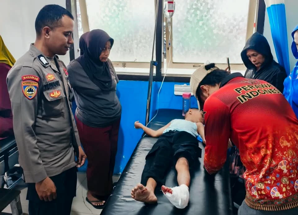 Hendak Menyeberang, Bocah 8 Tahun Alami Lakalantas