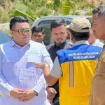 Pastikan Kualitas Pembangunan, Ketua Komisi III DPRD Sulteng Dandy Cek Ruas Jalan Balingara – Uwemea Toili