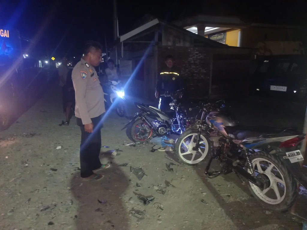 Tabrakan Sepeda Motor, Dua Orang Tewas – 1 Kritis