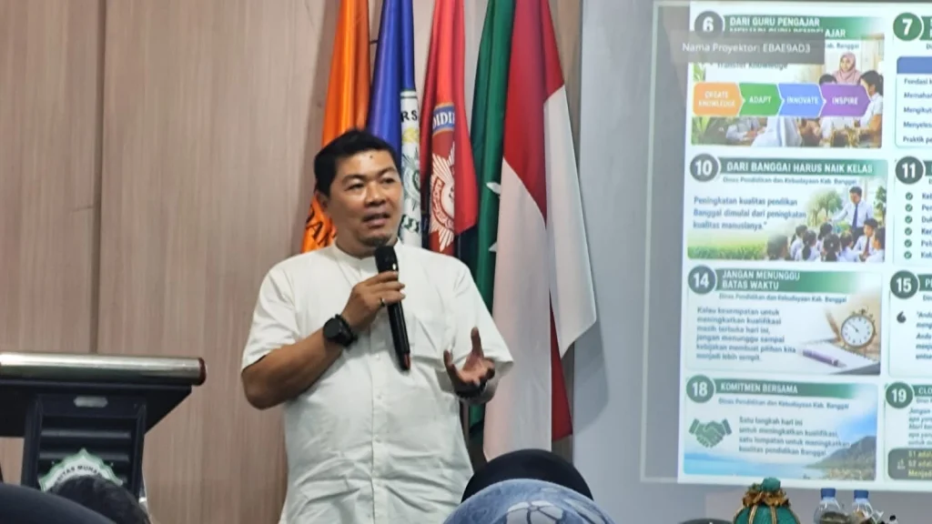 S2 Pedagogi Unismuh Luwuk, Syafruddin Hinelo Dorong Guru Naik Kelas dalam Cara Berpikir